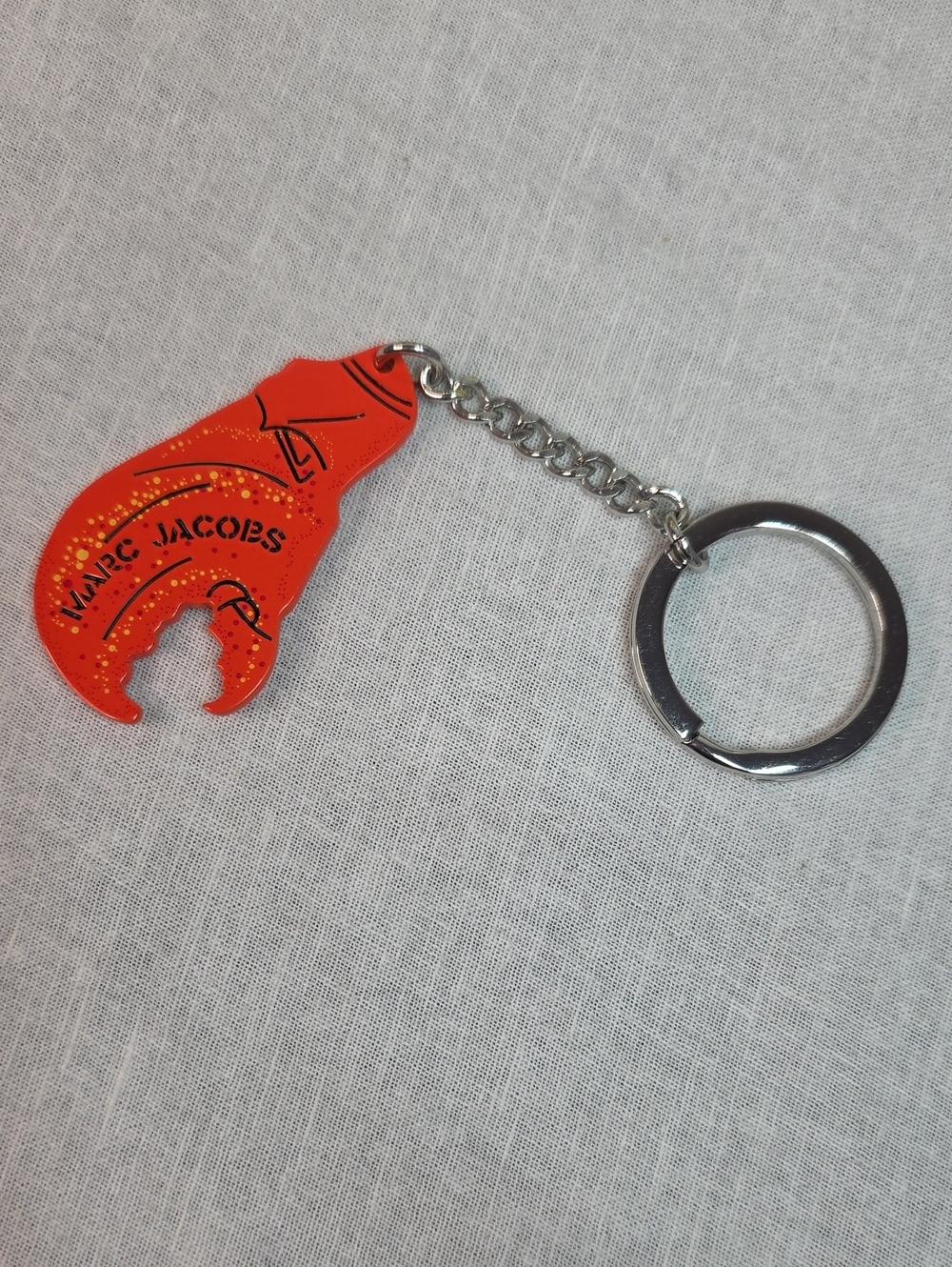 Marc Jacobs Orange Lobster Claw Key Chain, Bag Charm NWOT